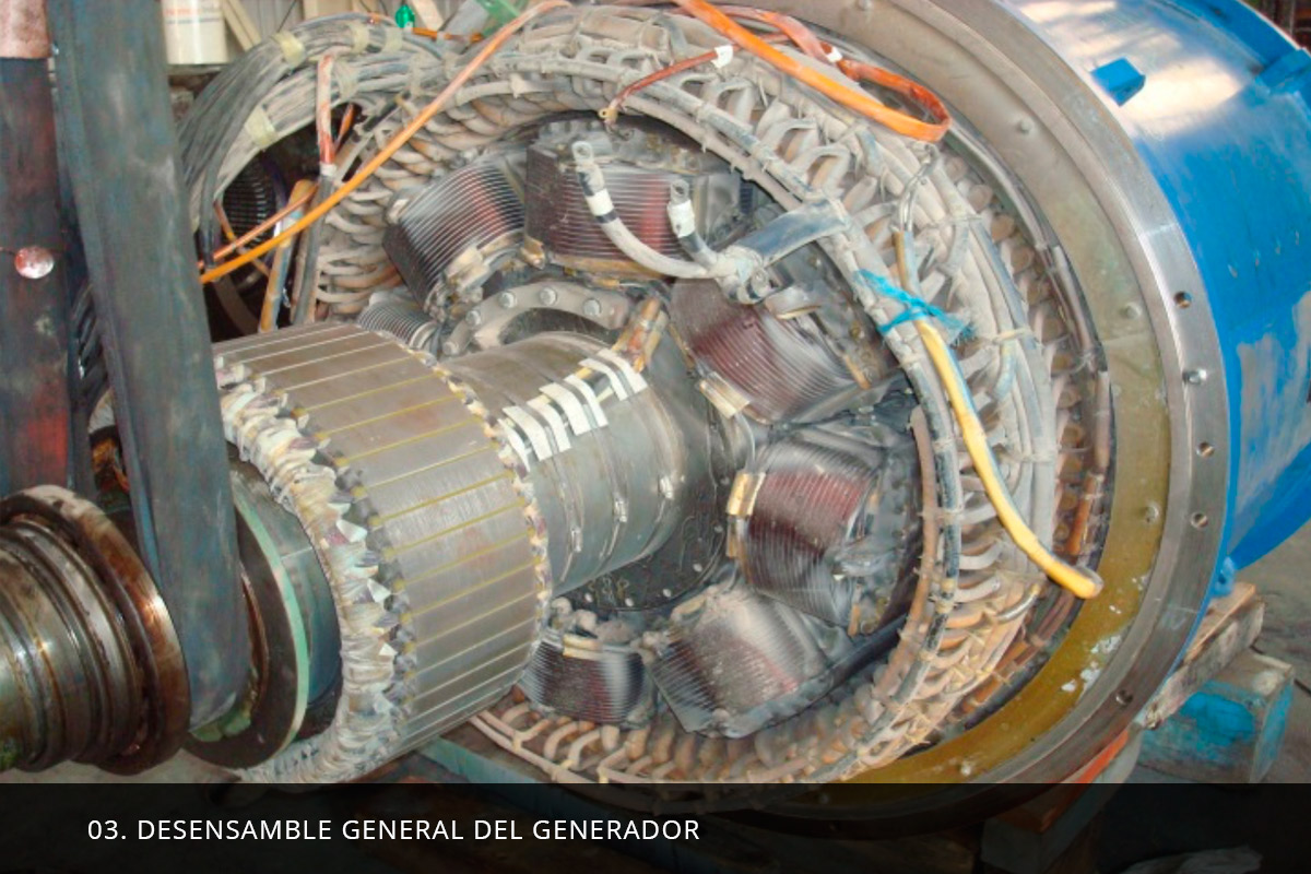 Desensamble general del generador