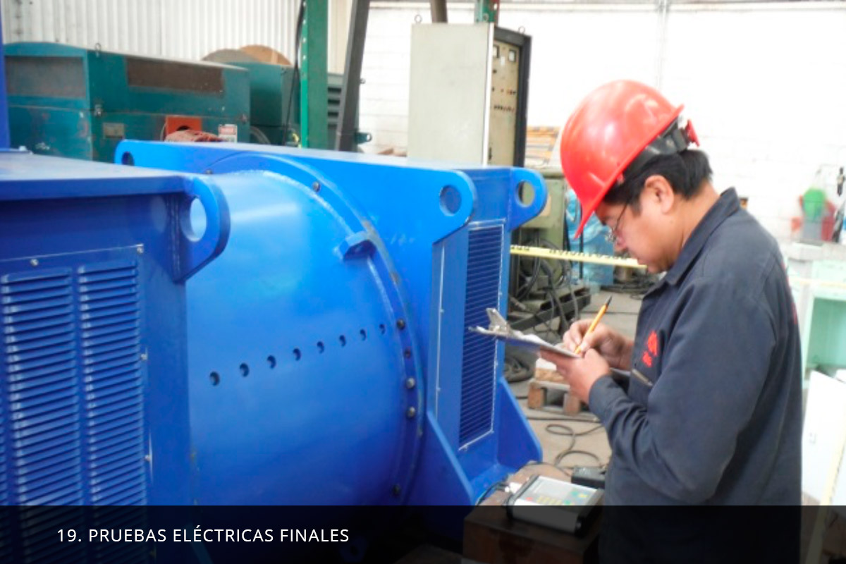 Pruebas eléctricas finales